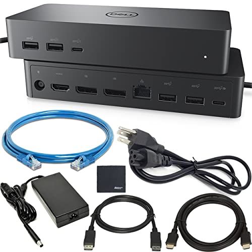 Universal Dock (UD22): Docking Station with A Future-Ready Design + ZoomSpeed HDMI Cable + ZoomSpeed DisplayPort Cable + ZoomSpeed Cable ZoomSpeed Dock Hub Bundle