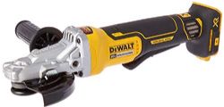 DEWALT 20V MAX XR Angle Grinder with Brake, 5-inch, Flathead Paddle Switch, Tool Only (DCG413FB)