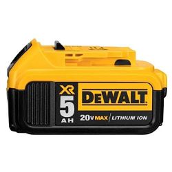 DEWALT 20V MAX XR Battery, Lithium Ion, 5.0Ah (DCB205)