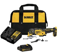 DEWALT 20V MAX XR Oscillating Tool Kit, 3-Speed (DCS356C1)