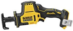 DEWALT ATOMIC 20V MAX Reciprocating Saw, One-Handed, Cordless, Tool Only (DCS369B)